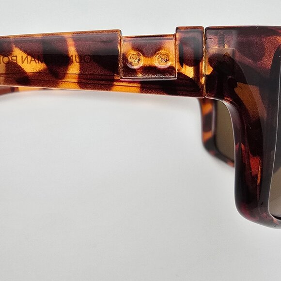 *SOLD* Suncloud Councilman Tortoise Frame Polarized Amber Lens Sunglasses 61mm - Picture 7 of 14